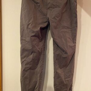 Garnet Hill Gray Olive Salt Washed Chino Pants Sz 16